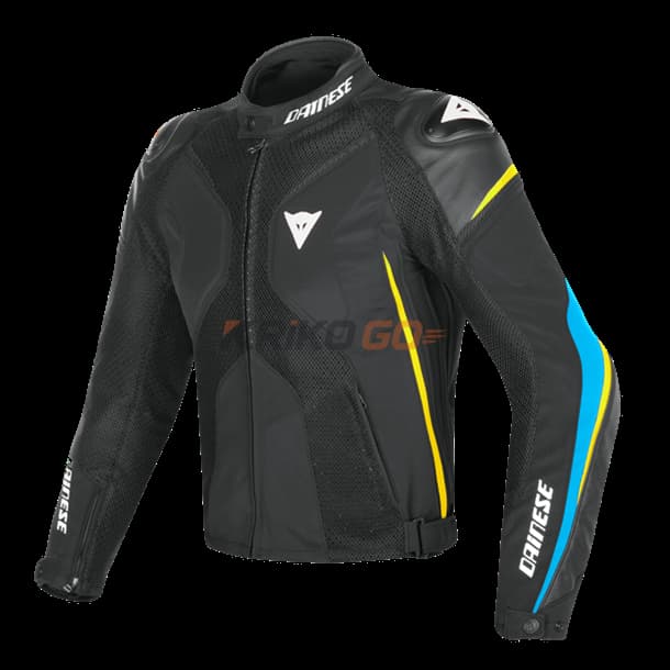 Dainese Super Rider D-Dry Mont Black Fire Blue Yellow