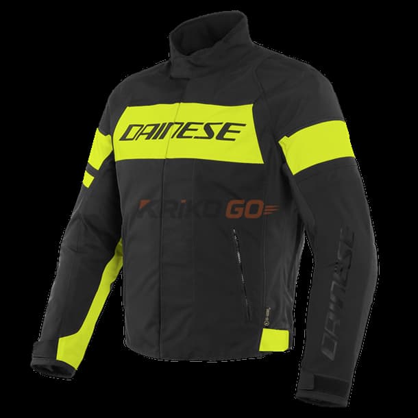 Dainese Saetta Black Fluo Yellow D-Dry Mont