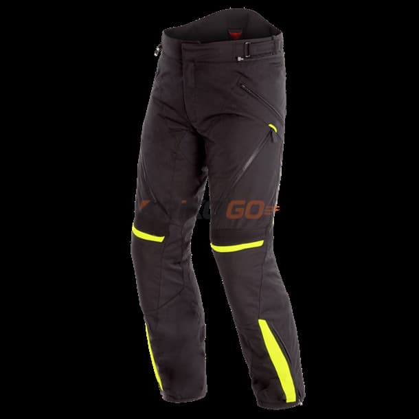 Dainese Tempest 2 Black Fluo Yellow D-Dry Pantolon