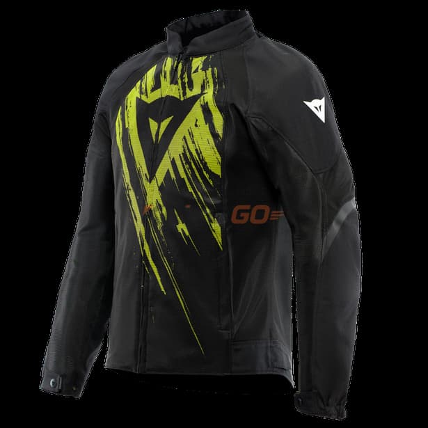 Dainese Herosphere Air Black Fluo Yellow Tekstil Mont