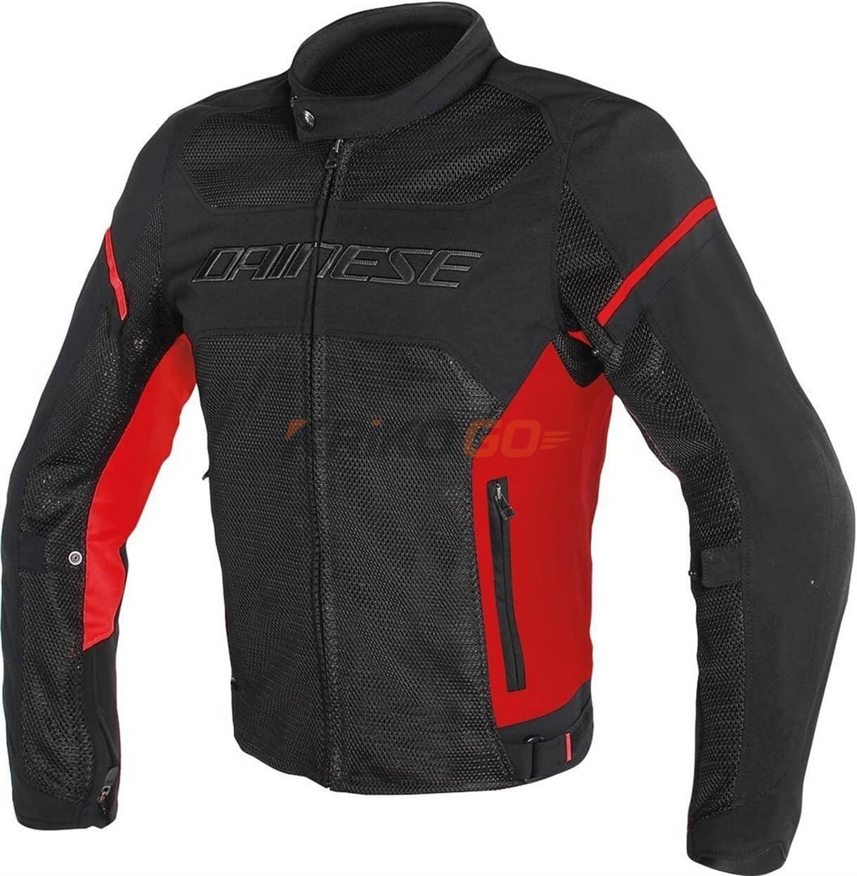 Dainese Air Frame D1 Tekstil Mont Black Red Red