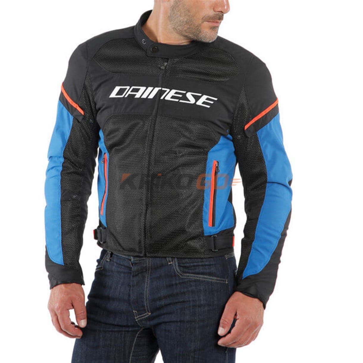 Dainese Air Frame D1 Black Blue Tekstil Mont