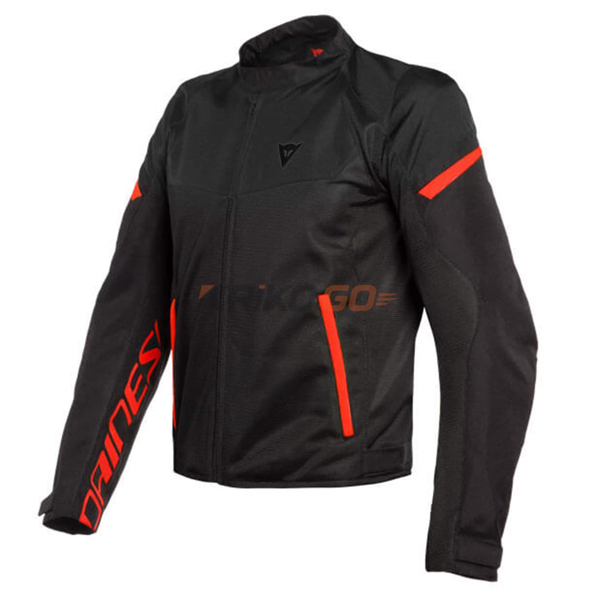 Dainese Bora Air Tek Black Fluo Red Tekstil Mont