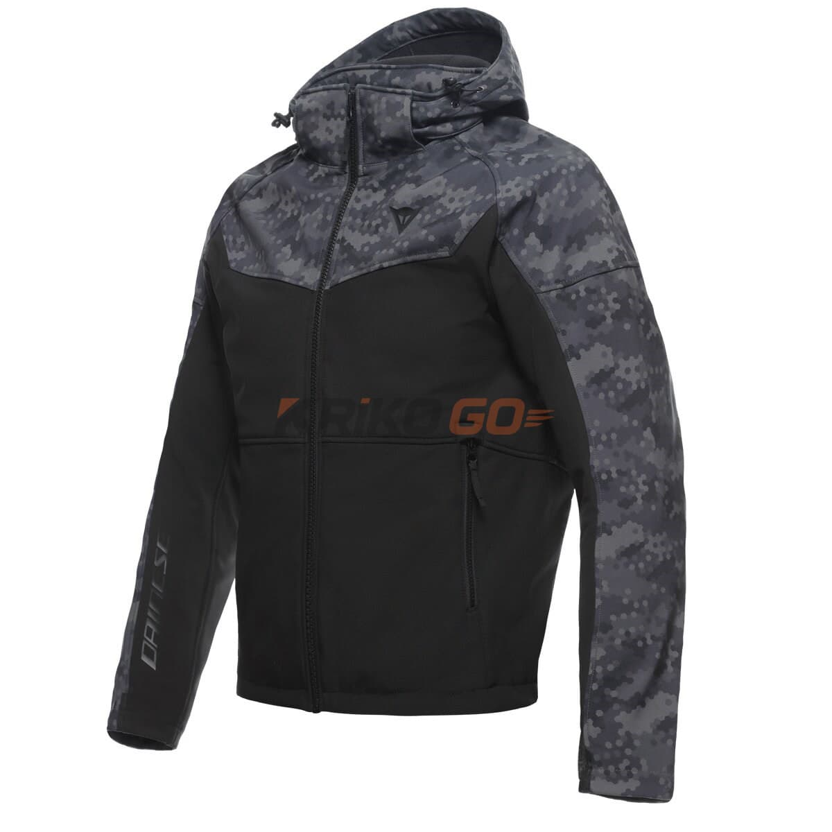Dainese İgnite Black Camo Gray Tekstil Mont
