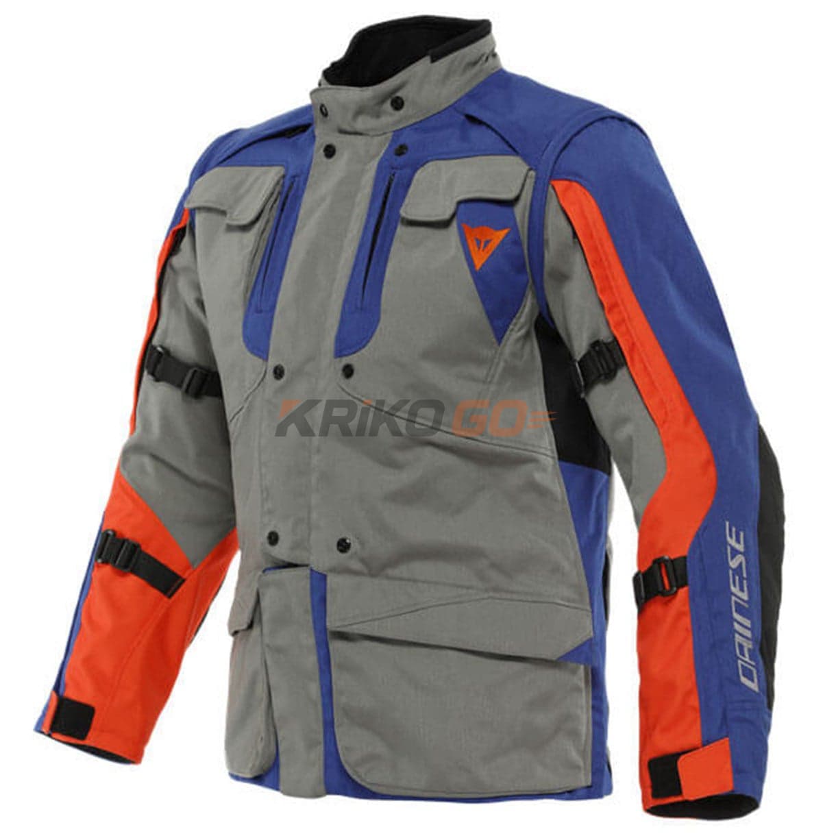 Dainese Alligator Gray Blue Orange Tekstil Mont