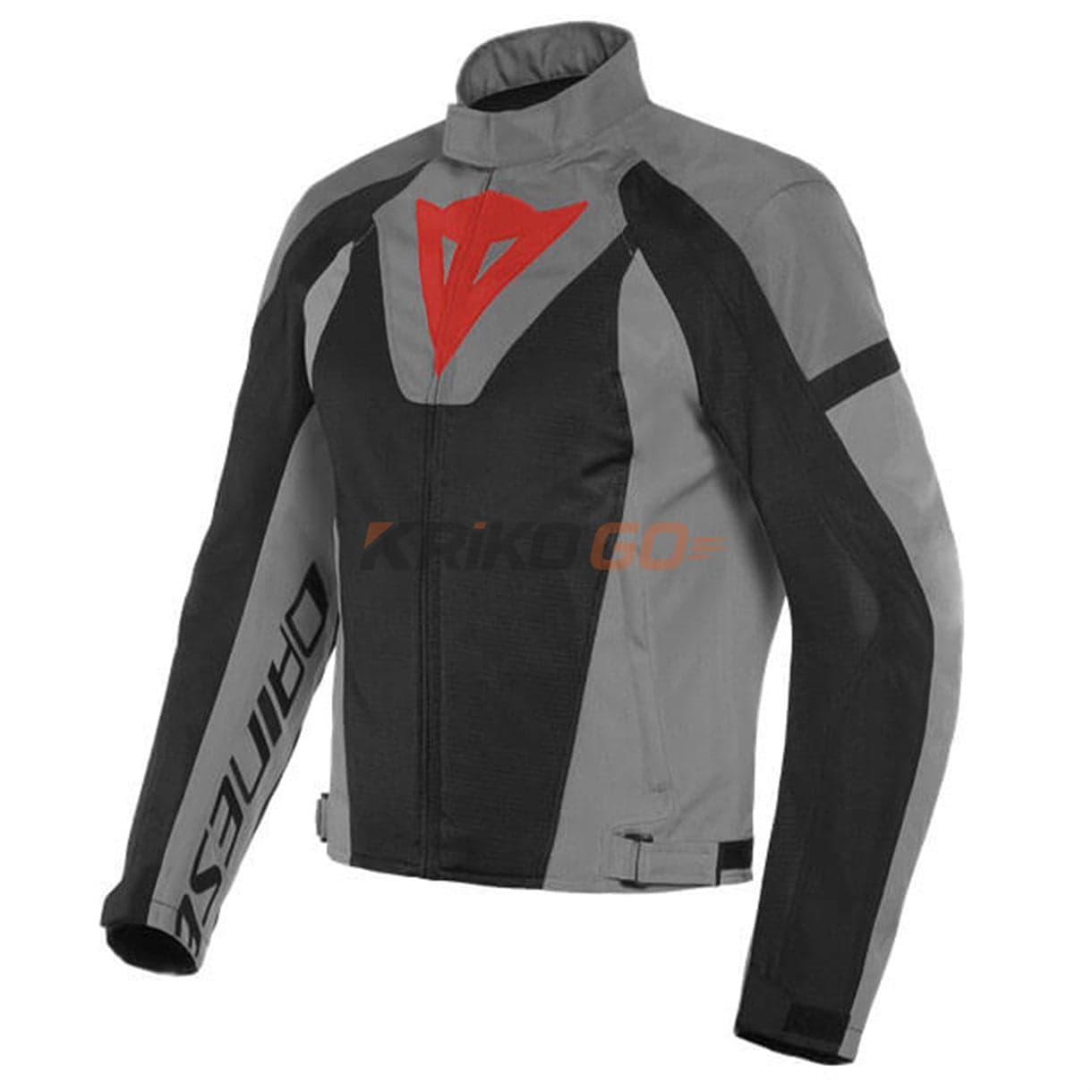 Dainese Levante Air Black Anthracite Charcoal Gray Tekstil Mont