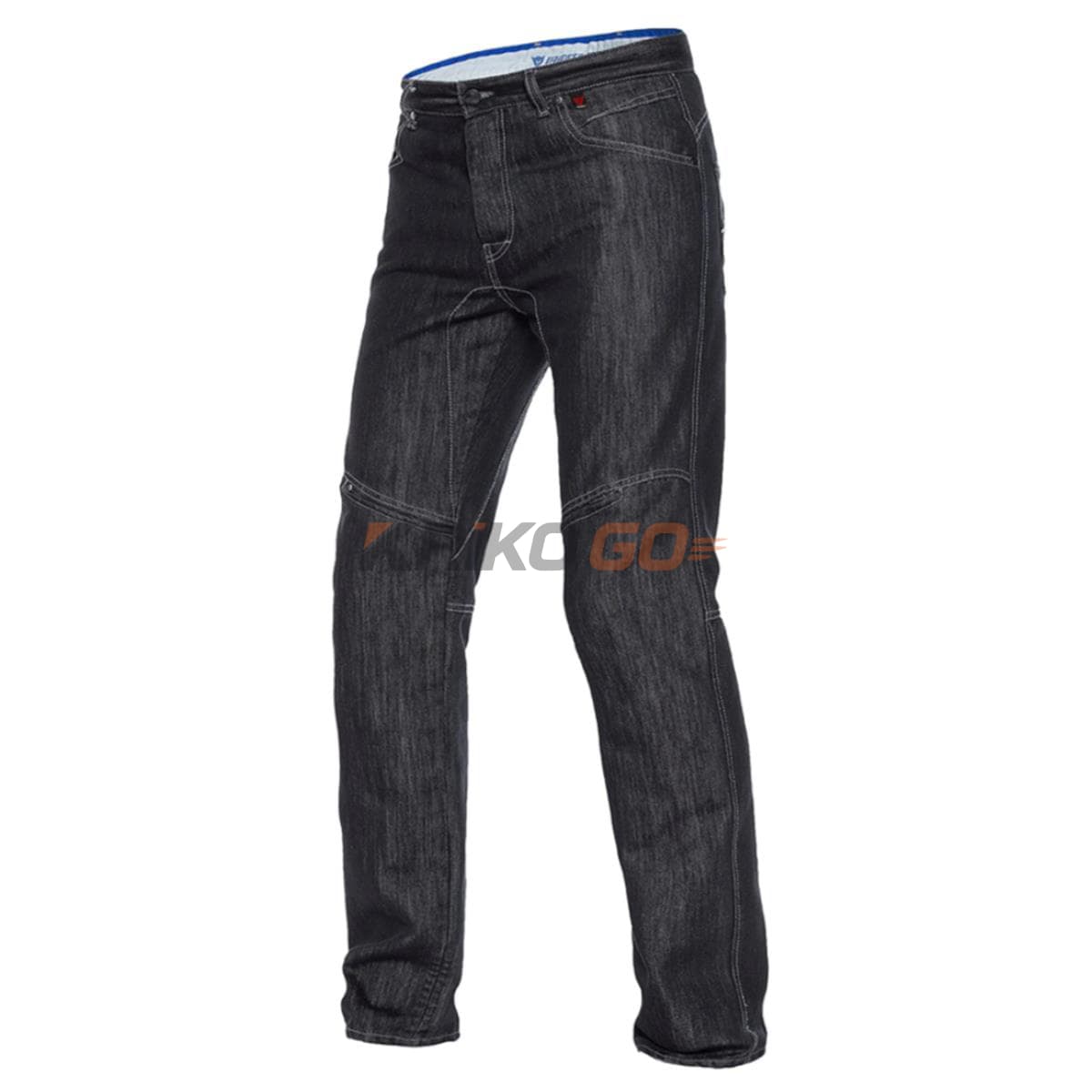 Dainese D1 Evo Black Aramid Tekstil Pantolon
