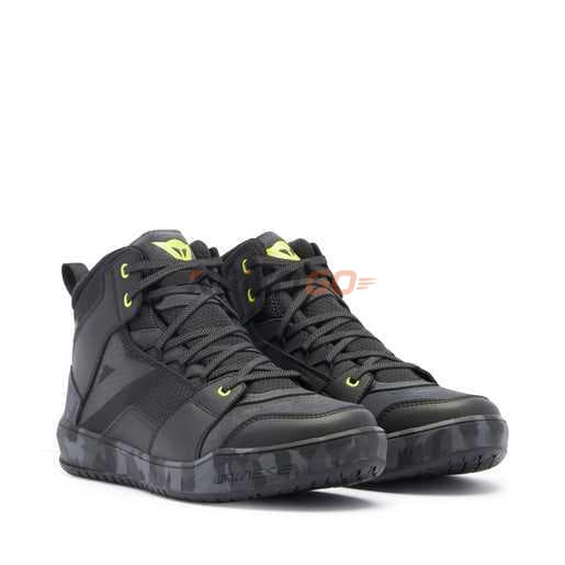 Dainese Suburb Black Camo Acıd Yellow D-WP Ayakkabı