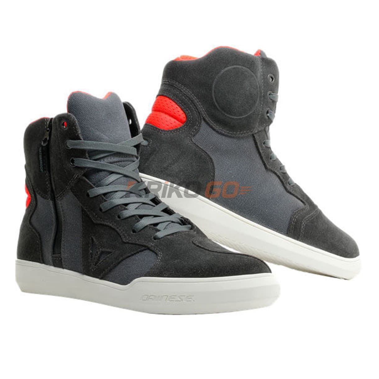 Dainese Metropolis D-Wp Carbon Fluo Red Tekstil Ayakkabı