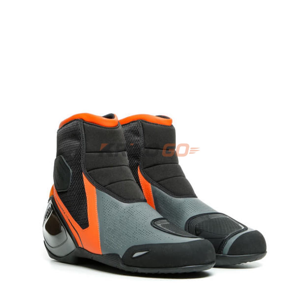 Dainese Dinamica Air Bot Black Flame-Orange Anthracite Tekstil Bot