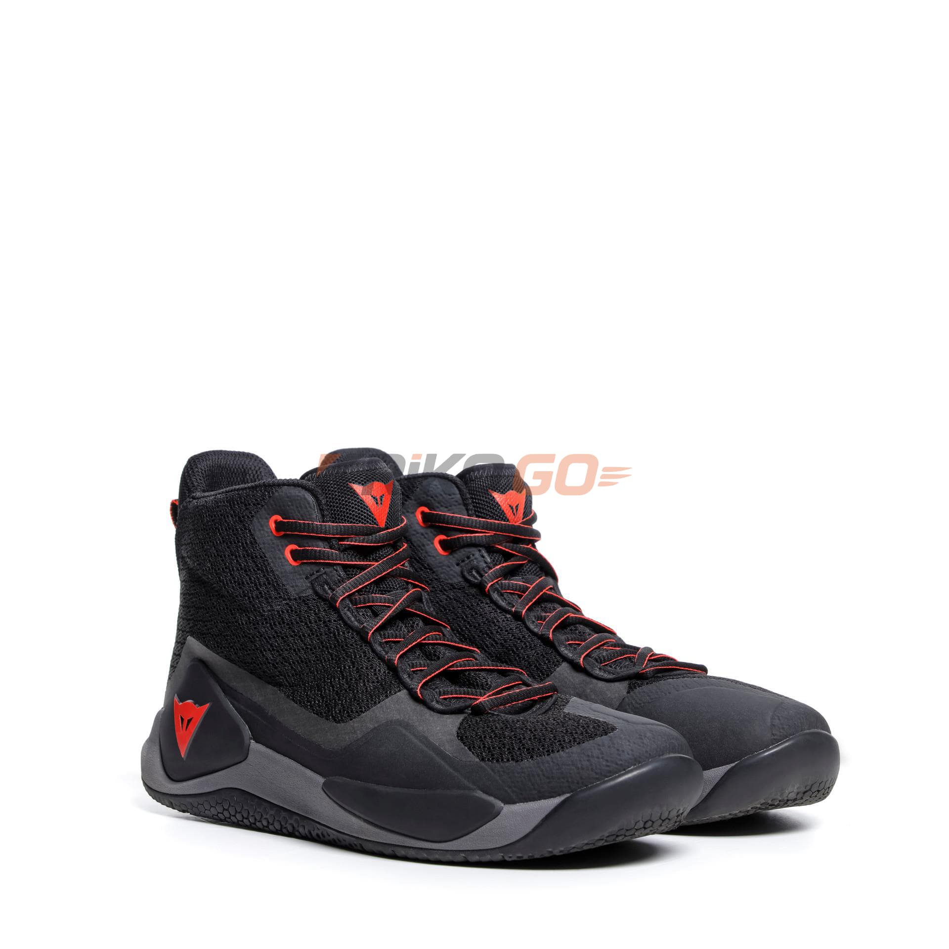 Dainese Atipica Air 2 Black Red Fluo Tekstil Ayakkabı