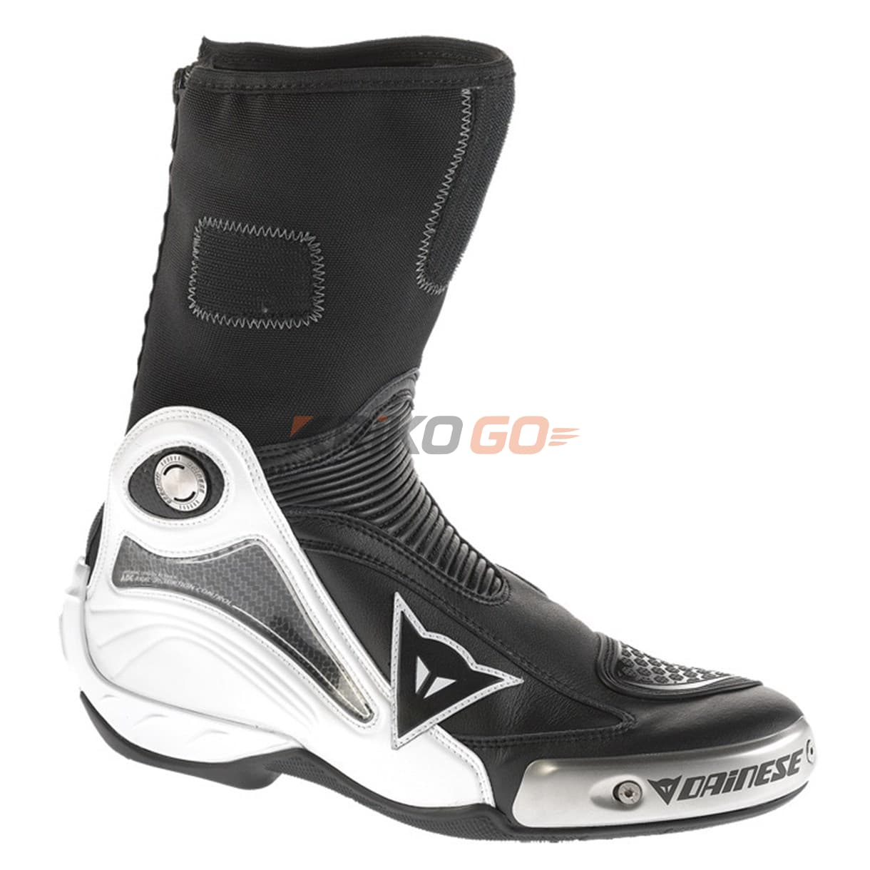 Dainese Axial Pro İn Siyah/Beyaz Deri Bot
