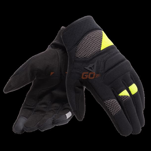 Dainese Fogal Unisex Eldiven Black Fluo Yellow