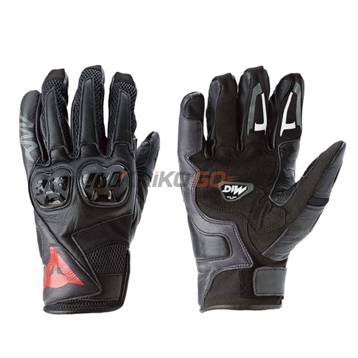Dainese Mig C2 Unisex Eldiven Black