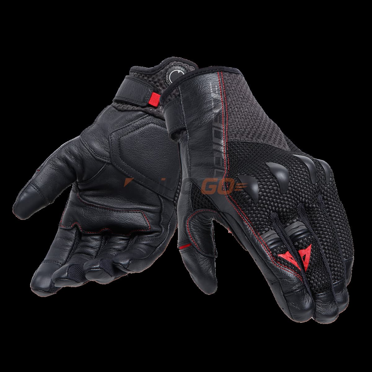 Dainese Karakum Ergo-Tek Black Tekstil Eldiven