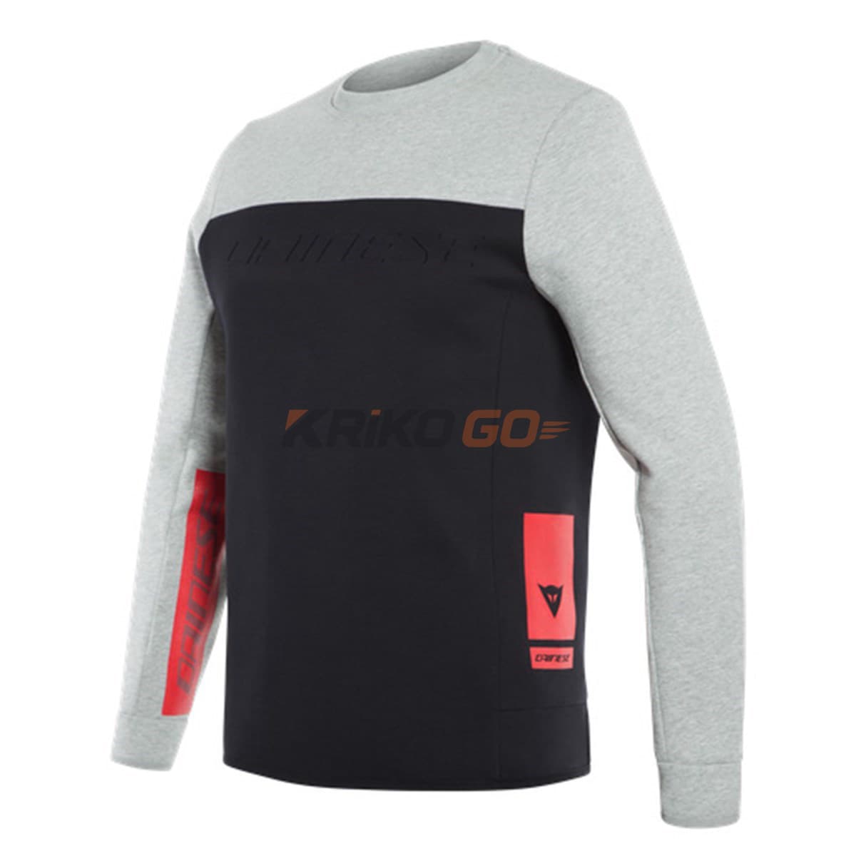 Dainese Melange Constrat Blk Sweashirt