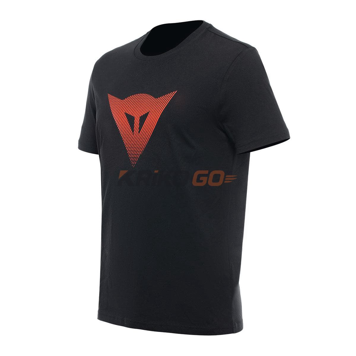 Dainese Black Fuo Red Logolu T-Shirt