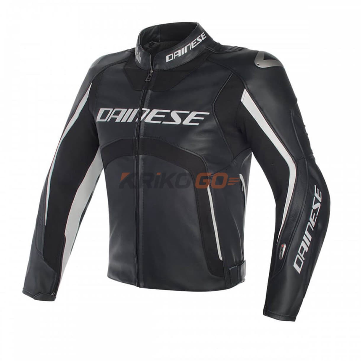 Dainese Misano D-Air Airbagli Siyah Motosiklet Deri Mont