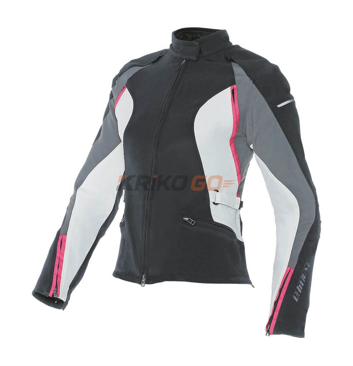 Dainese Arya Black Vaporous Grey Fuchsia Kadın D-Dry Mont