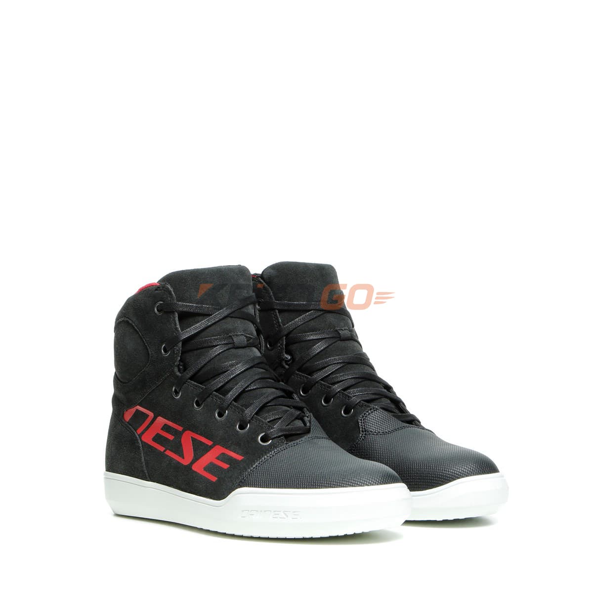 Dainese York D-WP Dark Carbon Red Kadın Ayakkabı