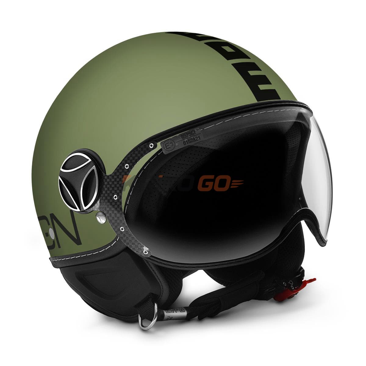 MomoDesign Fgtr Classic Matt Military Green Açık Kask