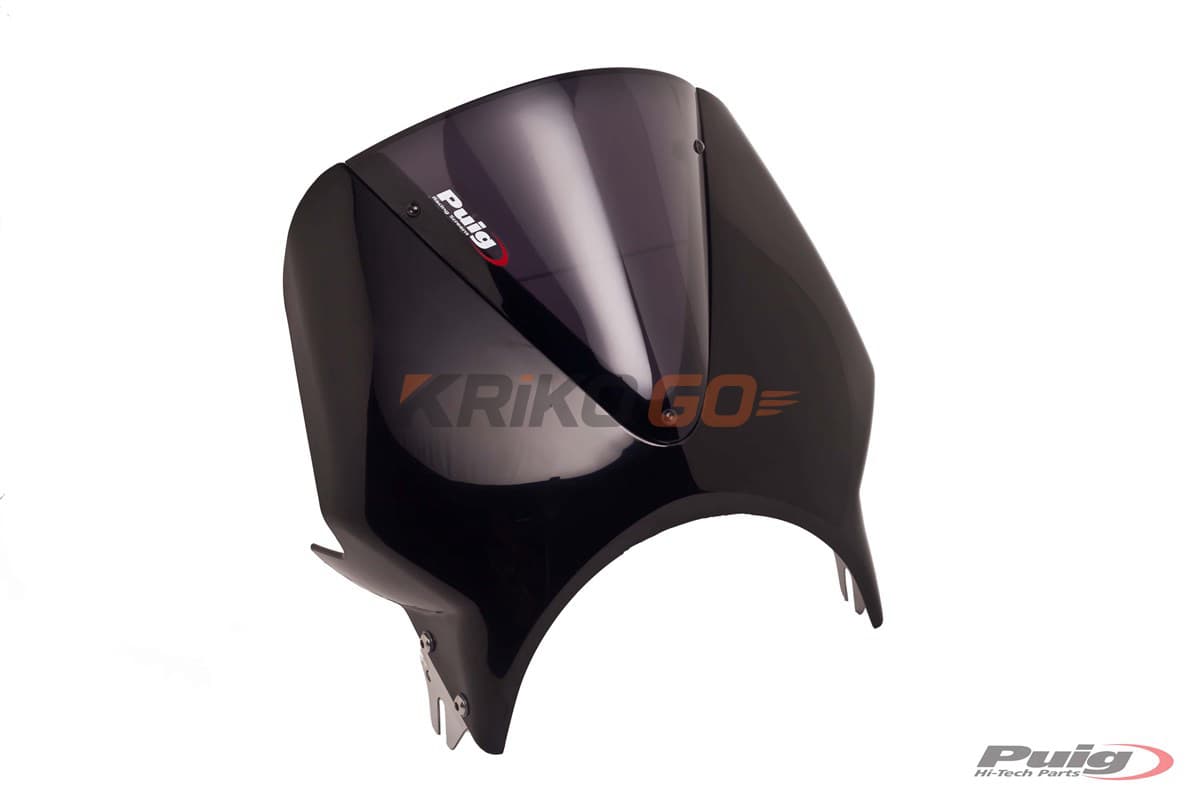 Puig 003NF Yamaha XSR 125 Dark Smoke Ön Cam