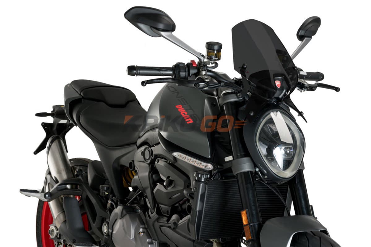 Puig 20712F Sport Ducati Monster 937 21-22 Dark Smoke Cam