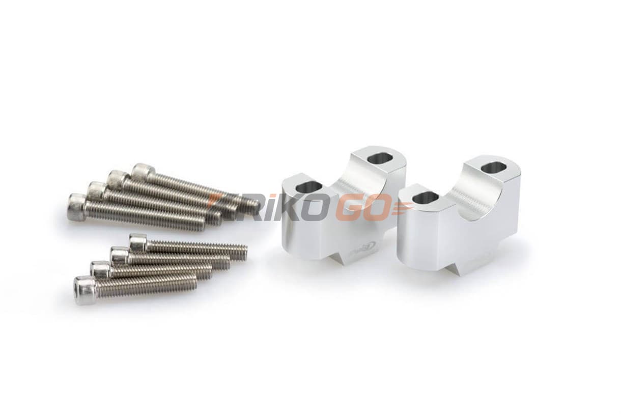 Puig 3741P Universal Gidon Yükseltme 30mm Gümüş Gri (29mm Çap)