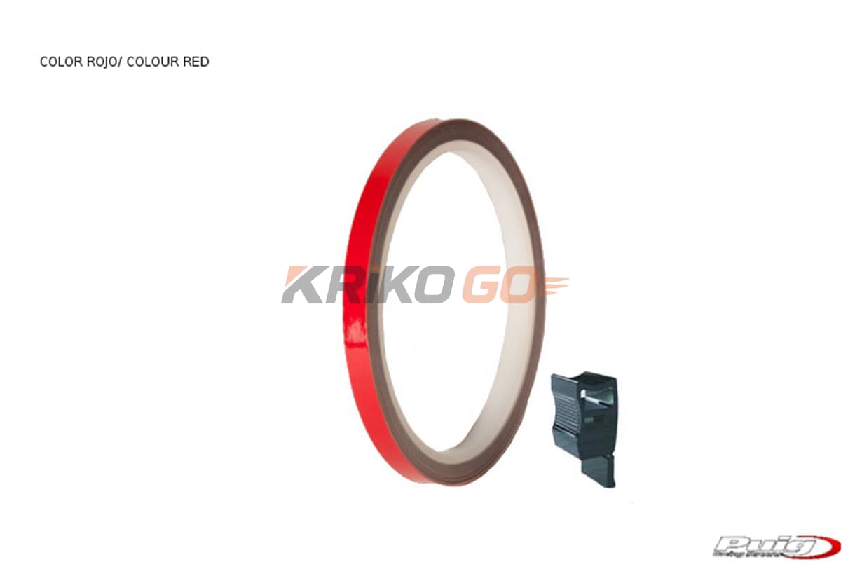 Puig 4542R Universal Kırmızı Jant Şeridi
