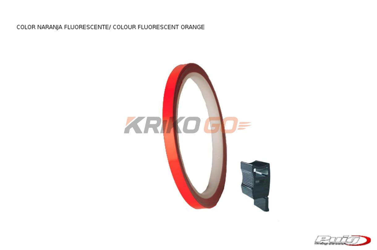 Puig 4542T Universal Turuncu Jant Şeridi