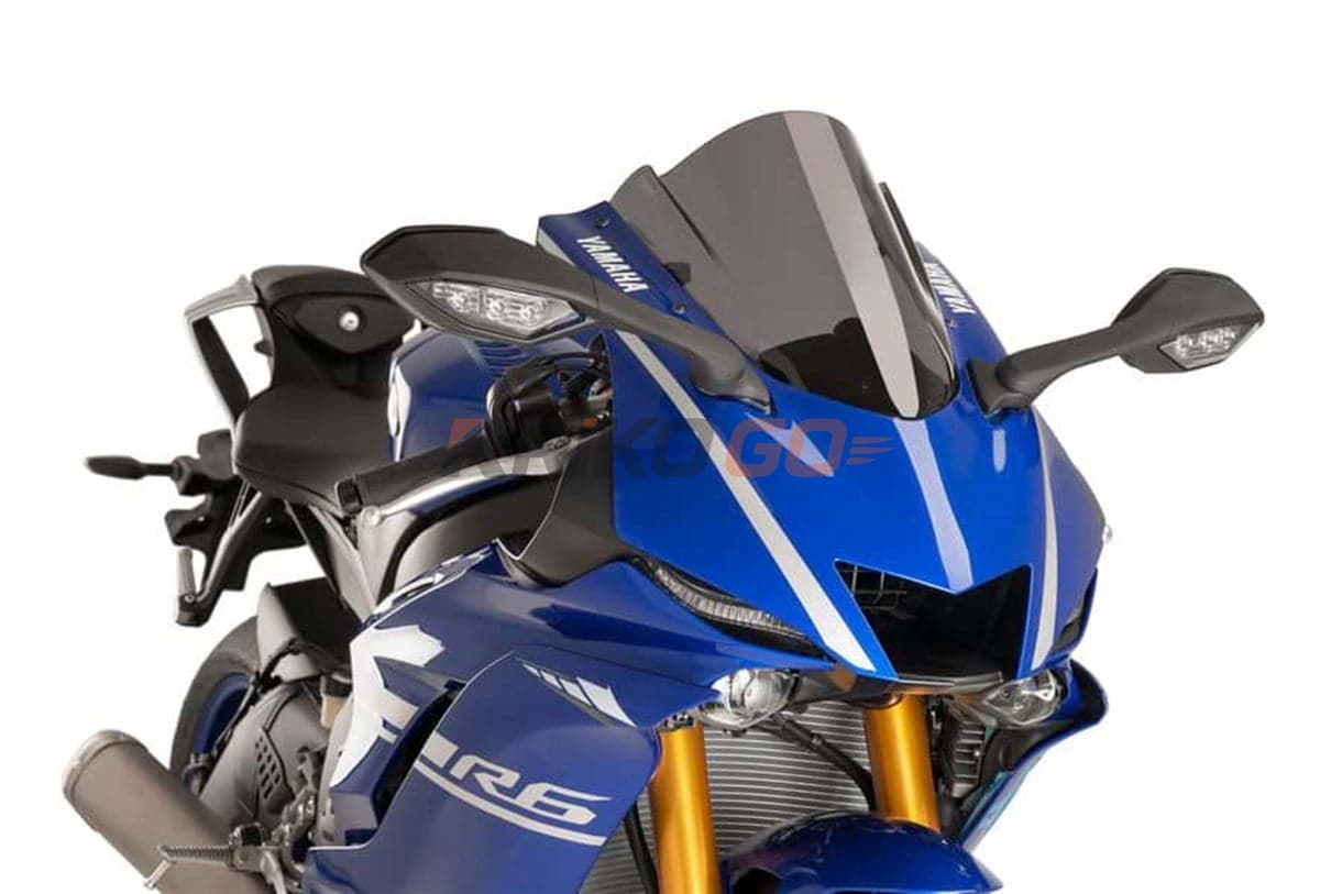 Puig 9723F Yamaha Yzf-R6 Siyah Racing Ön Cam