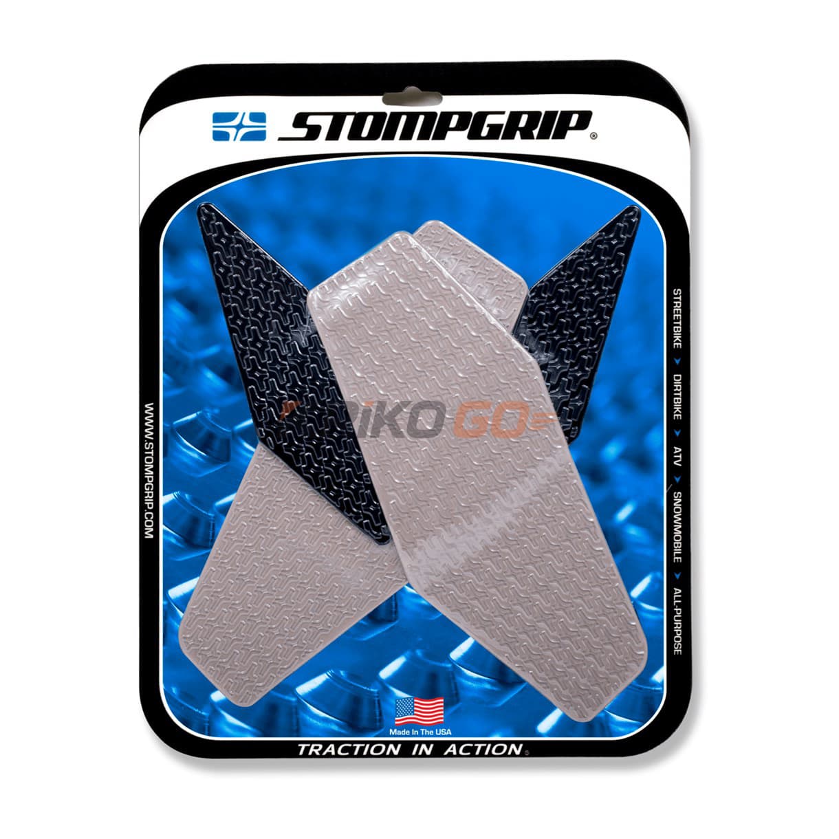 Stompgrip Yamaha Yzf-R6 (08-16) Şeffaf-Siyah Depo Pad