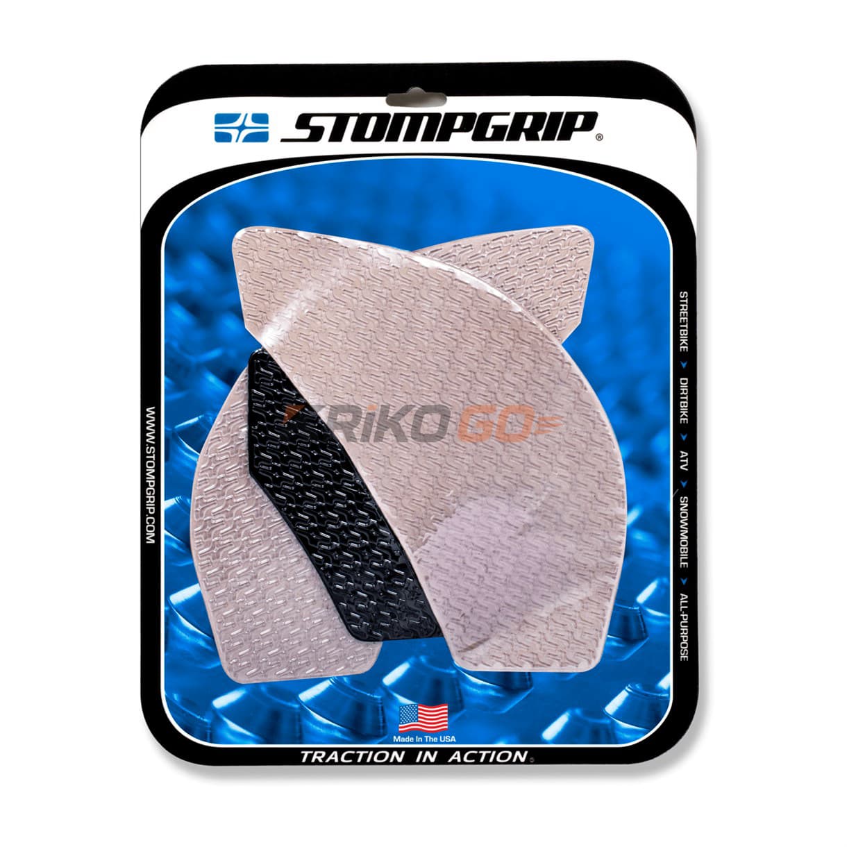 Stompgrip Kawasaki Ninja Zx-6r (09-20) Şeffaf-Siyah Depo Pad