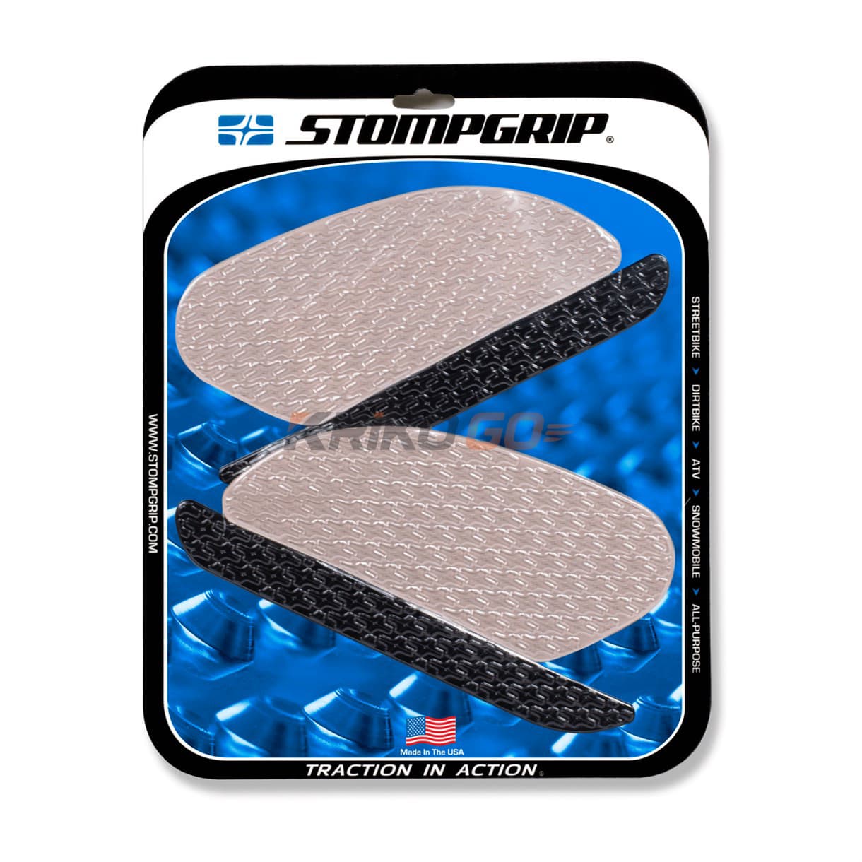 Stompgrip Kawasaki Ninja H2 (15-19) Şeffaf-Siyah Depo Pad