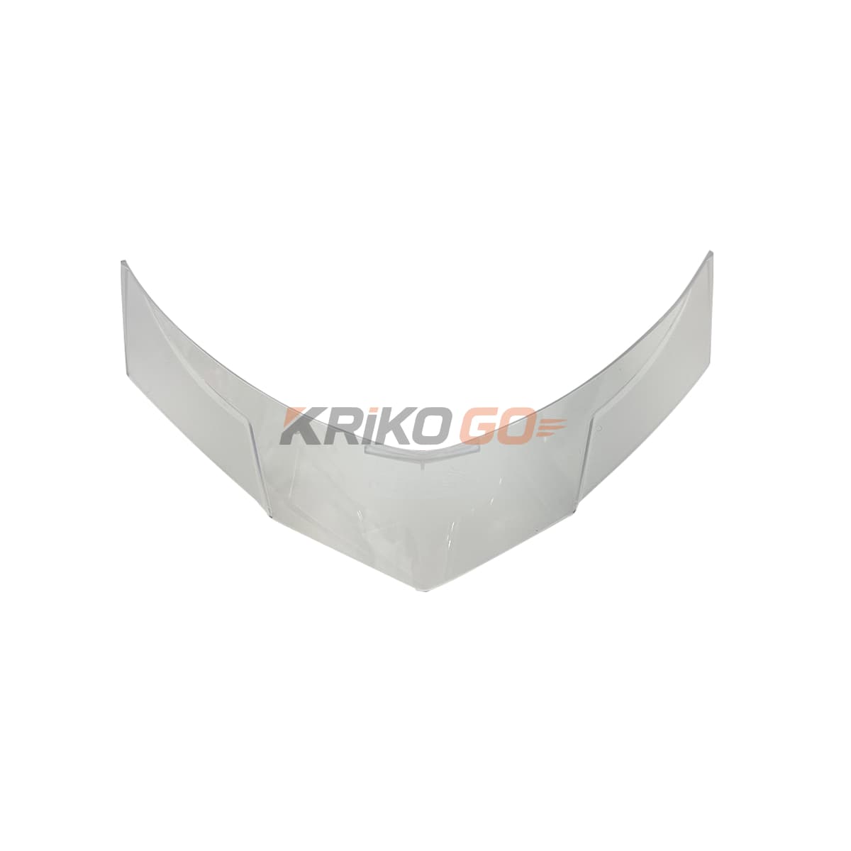 Zeus ZS811A Clear Rear Spoiler