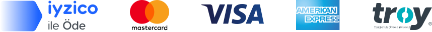 iyzico ile öde — Visa, Mastercard, Troy ve daha fazlası